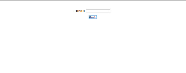 Console Authentication Screen